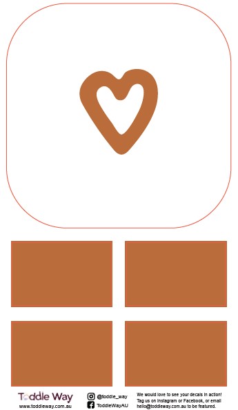 Flisat Stool Decal