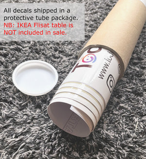 Flisat Stool Decal